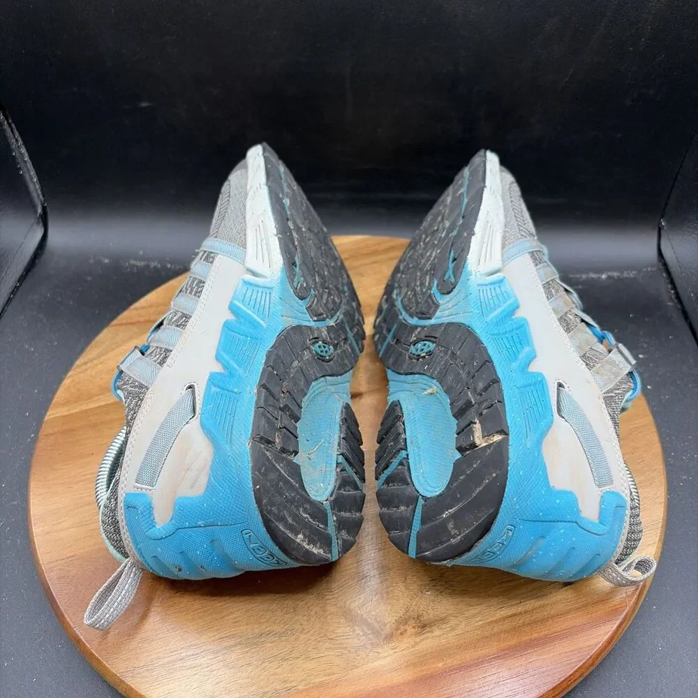 Keen Versago Women's Size 10 Hiking Shoes Sneaker Grey Blue Low Top 1016854